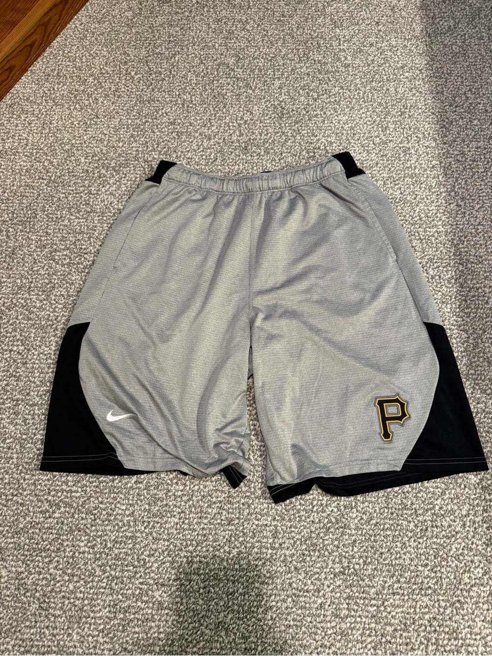 Nike Pittsburgh Pirates MLB Baseball Dri Fit Shorts